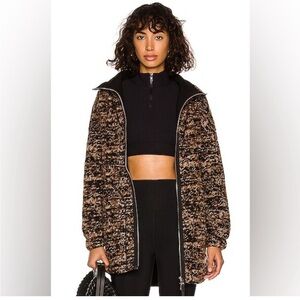 Varley Romar Jacket 'brown speckle' Speckle Fleece Size Medium